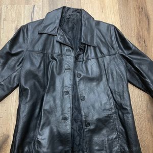 REAL LEATHER VINTAGE JACKET
